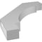 Ekena Millwork 4-in. W x 28-in. D x 34-in. H Merced Architectural Grade PVC Knee Brace BRCP04X28X34MRC - alternate 2